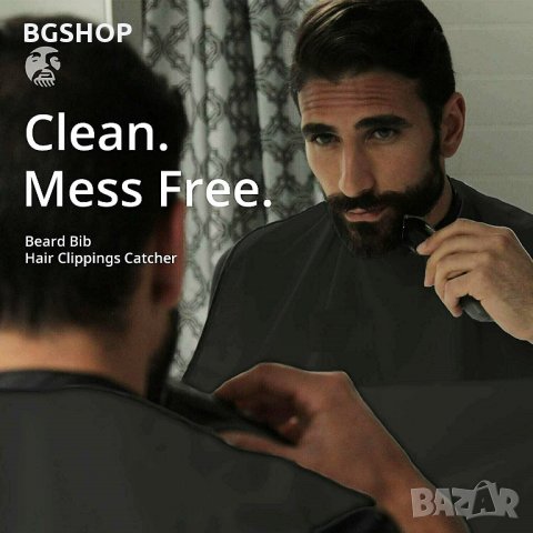 Пелерина / хасе за подстригване / бръснене - Черно, снимка 2 - Фризьорски принадлежности - 35736105