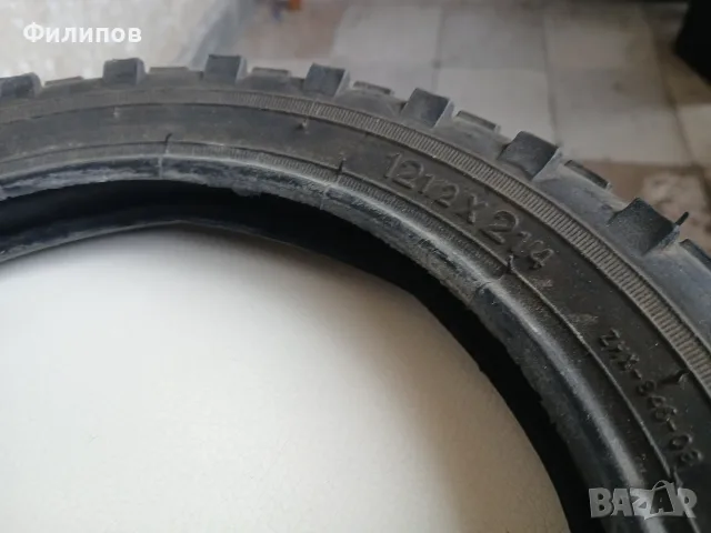 джанти 12 цола с 2 външни и 1 вътр. гума подходящи за количка, снимка 2 - Части за велосипеди - 56159225