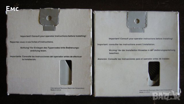 IBM Cartridge Printwheel II, снимка 2 - Колекции - 35855753