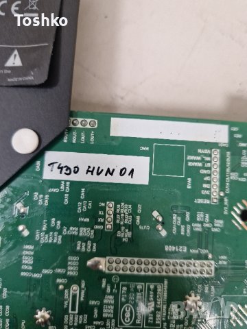 Main board TPD.MT9602.PB801(T) TV TESLA 43M325BFS PANEL T430HVN01, снимка 4 - Части и Платки - 44146449