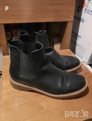 Боти от чиста кожа