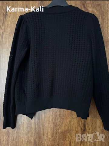 Жилетка в черно на дупки размер XS, снимка 3 - Жилетки - 51878812