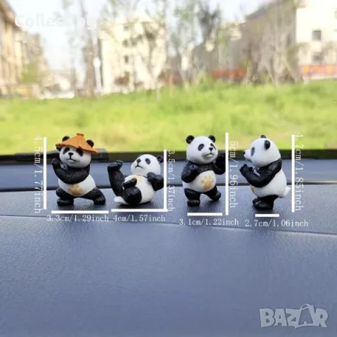 Комплект мини фигурки Панди - 4бр, снимка 2 - Колекции - 47842659