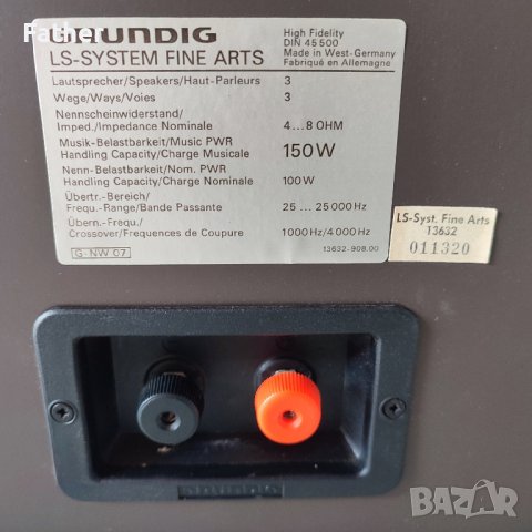 Тонколони 10" Grundig Fine Arts LS - Sistem, снимка 5 - Тонколони - 41823083