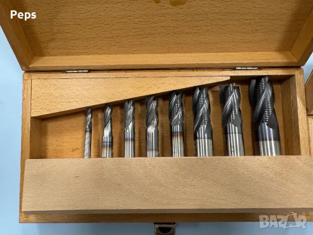 Комплект фрезери от ф1 до ф20 в кутии, снимка 3 - Резервни части за машини - 50272833