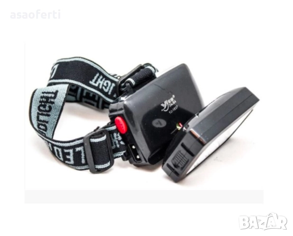 🔦 12 LED Акумулаторен Челник (Фенер за Глава) YJ-1837 – 2 Режима, 1200mAh, снимка 4 - Къмпинг осветление - 52551846