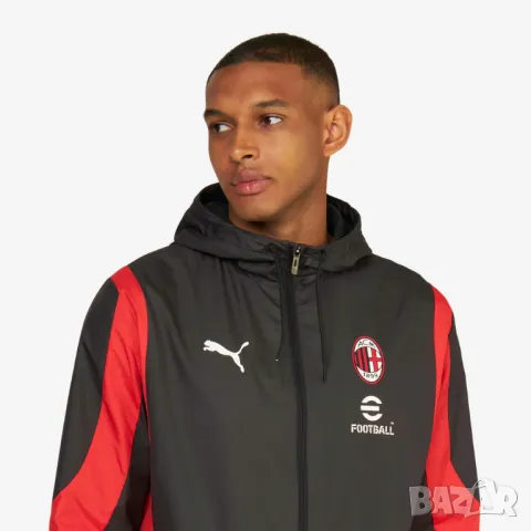 Puma 2023-24 AC Milan Men's Pre-Match Jacket, снимка 3 - Спортни дрехи, екипи - 49904925