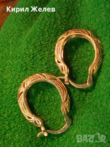 ПРЕКРАСНИ РЕТРО СТИЛ АЖУРНИ ПОСРЕБРЕНИ ОБЕЦИ от БЛАГОРОДНА СТОМАНА с ПЕЧАТ 925 За ПОСРЕБРЯВАНЕ 49350, снимка 18 - Обеци - 49704331