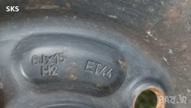 Железни джанти 15 ц, снимка 4 - Гуми и джанти - 55987522