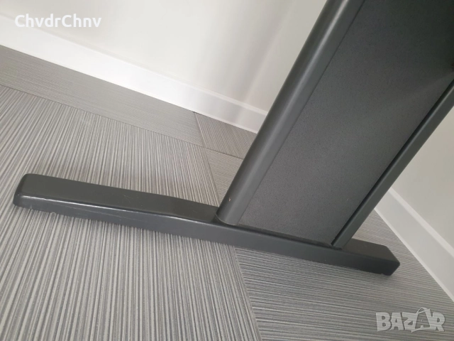 160x80x75см/голямо офис бюро/цвят сив-графит, снимка 4 - Бюра - 52840231