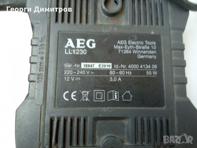 винтоверт НОВ AEG 12V Li ion само боди, може и нова батерия 3.0Ah, и употребявано зарядно, снимка 9 - Винтоверти - 33830248