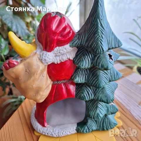 Голям Коледен свещник за чаена свещ., снимка 3 - Коледни подаръци - 52637015