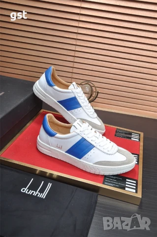 Уникални Редки Dunhill Sneakers Leather Мъжки Обувки Дизайнерски Маратонки Сникърси, снимка 1