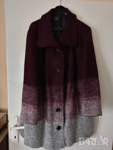 Дамско палто за пищна дама 