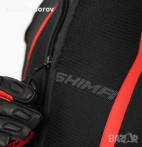 Лятно мото яке за мотор SHIMA MESH PRO 2.0 RED ,всички протектори, снимка 3 - Аксесоари и консумативи - 50965525