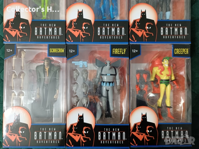 McFarlane Toys DC Direct The New Batman Adventures сет 6 екшън фигурки: Батман, Плашилото Ридлър и, снимка 4 - Колекции - 52077048