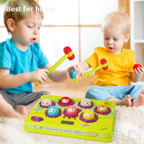 Интерактивна игра BAODLON „Удряне на къртица“, снимка 5 - Игри и пъзели - 52802831