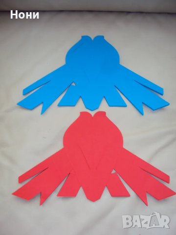 Оригами гълъб от здрав картон, снимка 1