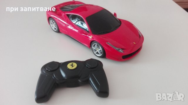 2 бр. RC кола, количка Ferrari, едната Rastar, работят, снимка 6 - Коли, камиони, мотори, писти - 38566521