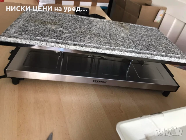 Раклет парти грил с естествен камък SEVERIN