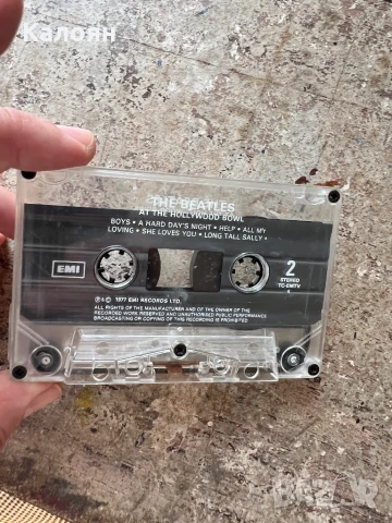 Аудио касетка The Beatles - At the Hollywood bowl, снимка 8 - Аудио касети - 51236520