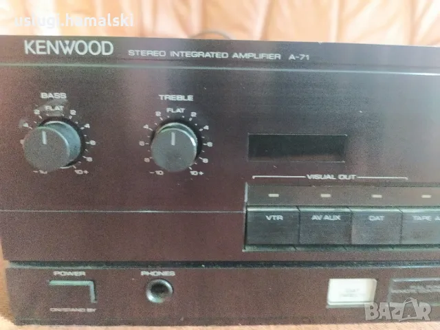 Усилвател Kenwood A71, снимка 2 - Ресийвъри, усилватели, смесителни пултове - 47469796