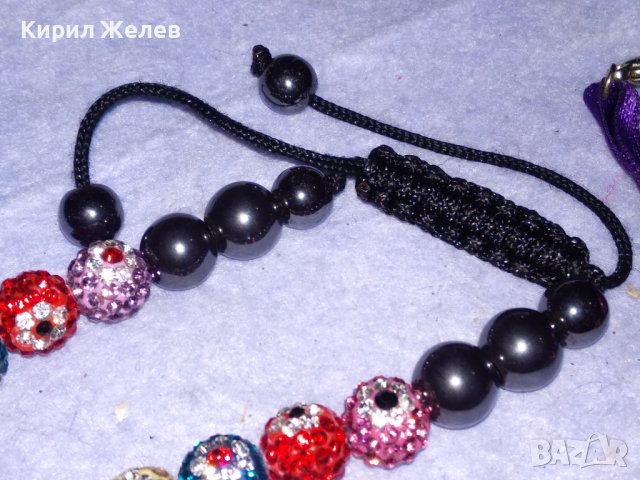 ЛОТ ТРИ ФЕШЪН АРТ ГРИВНИ ХЕНД МЕЙД БИЖУТА с ХЕМАТИТ БЛЕСТЯЩИ КРИСТАЛИ и ДРУГИ 26913, снимка 6 - Гривни - 41866787