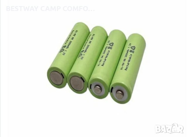 Презареждащи се акумулаторни батерии АА И ААА 1800 mAh, снимка 2 - Друга електроника - 43749756