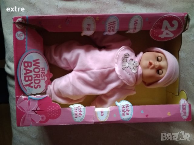 first words baby bayer Кукла със звуци  93824at 