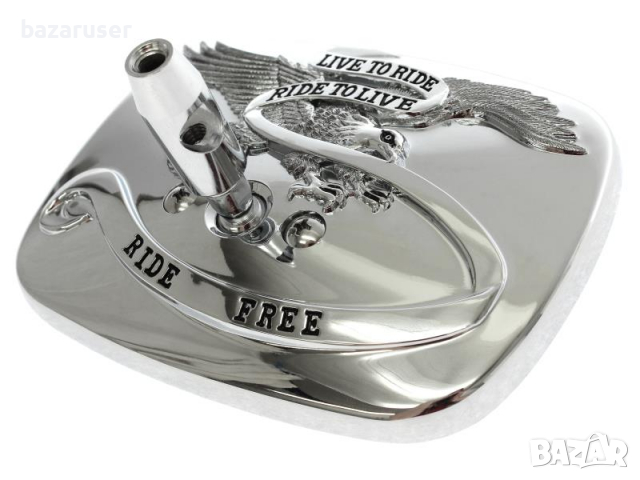 Хромирано огледало за мотор "Ride Free", снимка 2 - Аксесоари и консумативи - 36333543