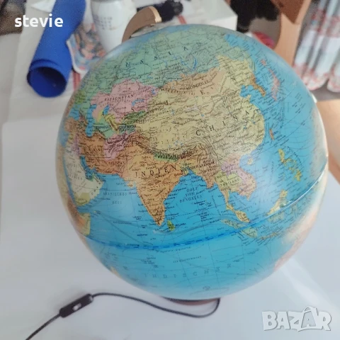 Светещ глобус, снимка 6 - Детски нощни лампи - 50783069
