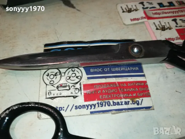 НОЖИЦИ-СТАРИ МЕТАЛНИ МАСИВНИ 2БР 2411241930, снимка 8 - Антикварни и старинни предмети - 48090845