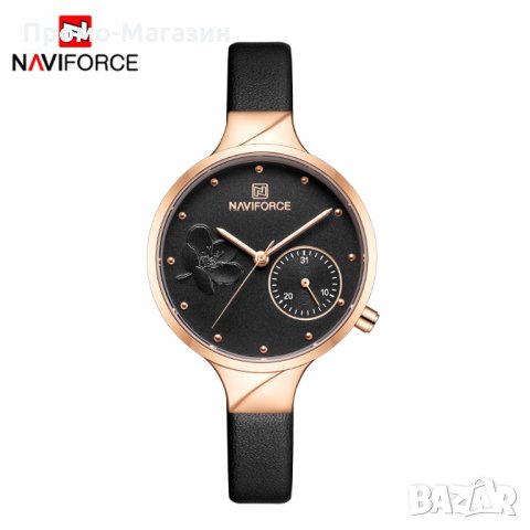 Дамски часовник NAVIFORCE Feminino Black/Gold 5001L RGBB. , снимка 1 - Дамски - 34752279