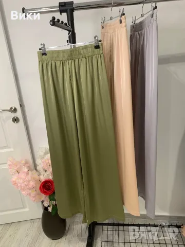 Сатенен панталон размер S-M, снимка 13 - Панталони - 49337497