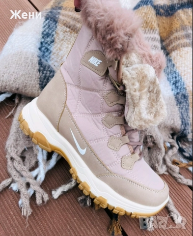 Дамски апрески с пух , снимка 3 - Дамски апрески - 52328019