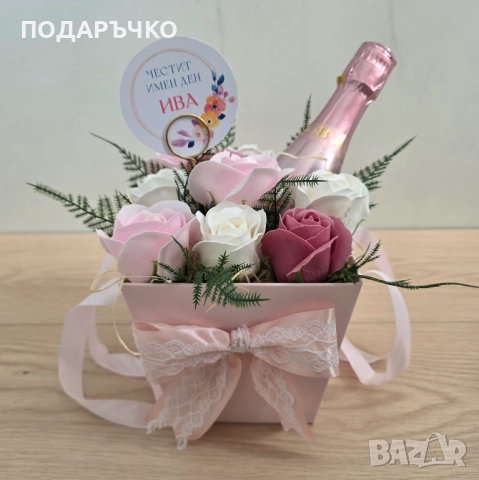 Луксозна кутия със сапунени рози, снимка 4 - Други - 52925566
