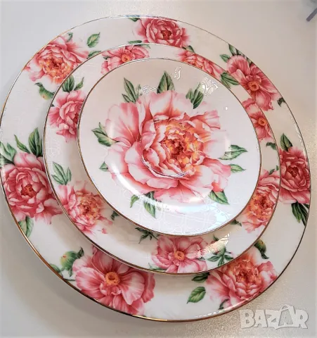 Сервизи за торта - Костен порцелан Y o L i S a, снимка 9 - Сервизи - 48302581