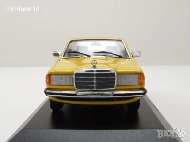 Mercedes 230CE W123 1976 - мащаб 1:43 на Maxichamps моделът е нов в PVC дисплей-кейс, снимка 5 - Колекции - 50010583