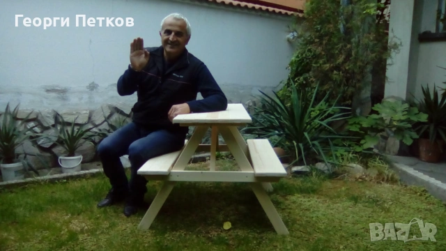 Градинска детска масичка , снимка 4 - Градински мебели, декорация  - 52833459