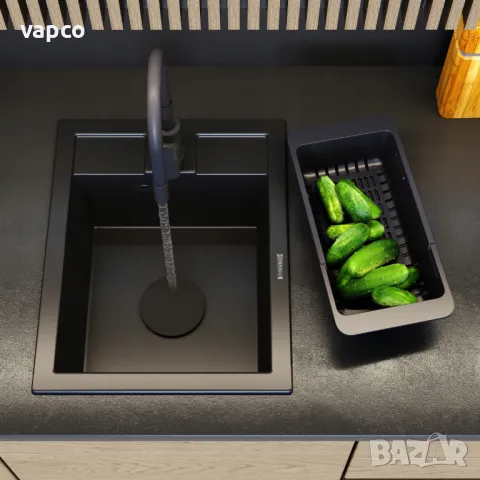 Гранитна мивка Granitan Best 40см, снимка 9 - Мивки - 47597817