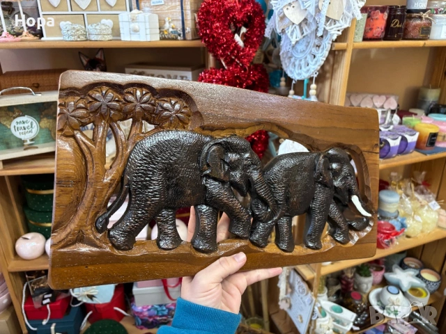 Пано за стена от тиково дърво , снимка 2 - Пана - 33185108