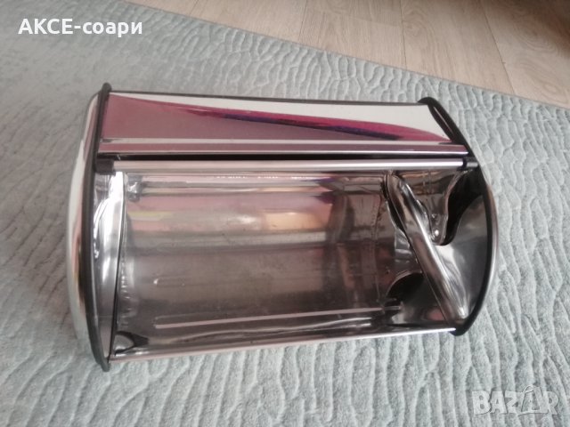 Кутия за хляб Инокс, снимка 3 - Аксесоари за кухня - 35946277