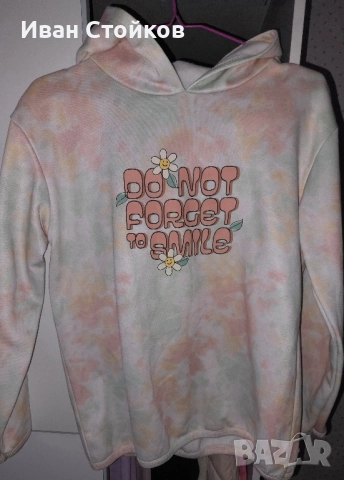 Суичър "Зара"-164см, Суичър "Покемон"-158см.,Розов Суичър (Худи-Angel)-M, Цветен Суичър -S, снимка 10 - Детски рокли и поли - 52107158