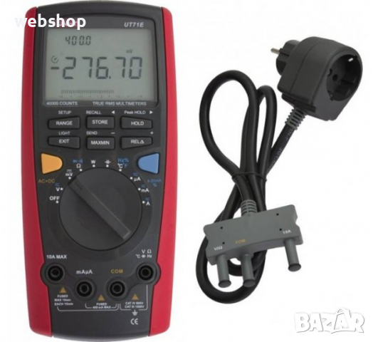Мултицет с интерфейс UT-71E VAC/VDC | ADC/VDC | OHM | F | Hz | °C | 2500W, снимка 1