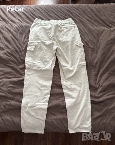 Бели каргота Bershka, снимка 2 - Панталони - 52891956