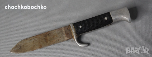 Стар нож бранник с кания щик кама острие, снимка 4 - Антикварни и старинни предмети - 52070791