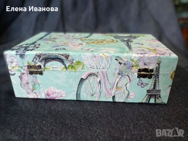 Дървена кутия за бижута, снимка 4 - Декорация за дома - 36005175
