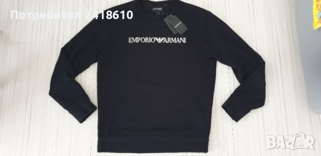 Emporio Armani EA Mens Size M НОВО! ОРИГИНАЛ! Мъжка Блуза!, снимка 4 - Блузи - 42271473