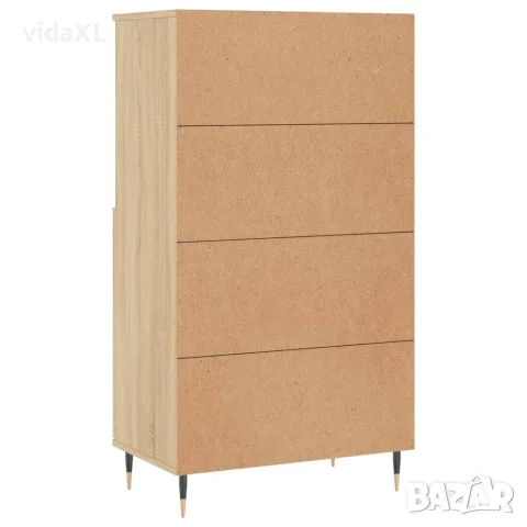 vidaXL Висок шкаф, сонома дъб, 60x36x110 см, инженерно дърво, снимка 8 - Бюфети - 56148142