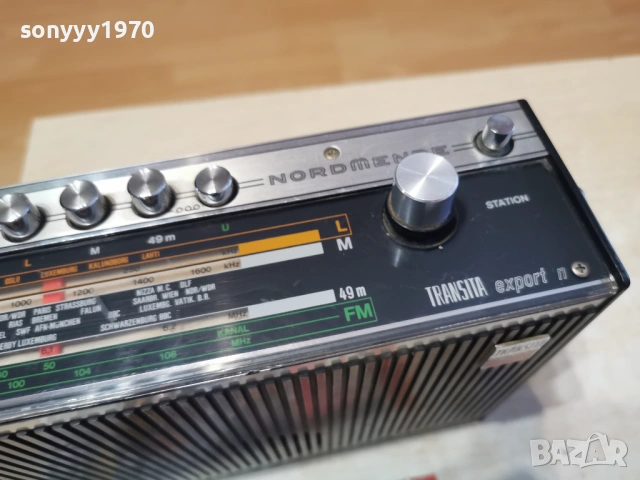 NORDMENDE TRANSITA EXPORT N TYP 107 ВНОС SWISS 0102262033, снимка 8 - Радиокасетофони, транзистори - 53307864